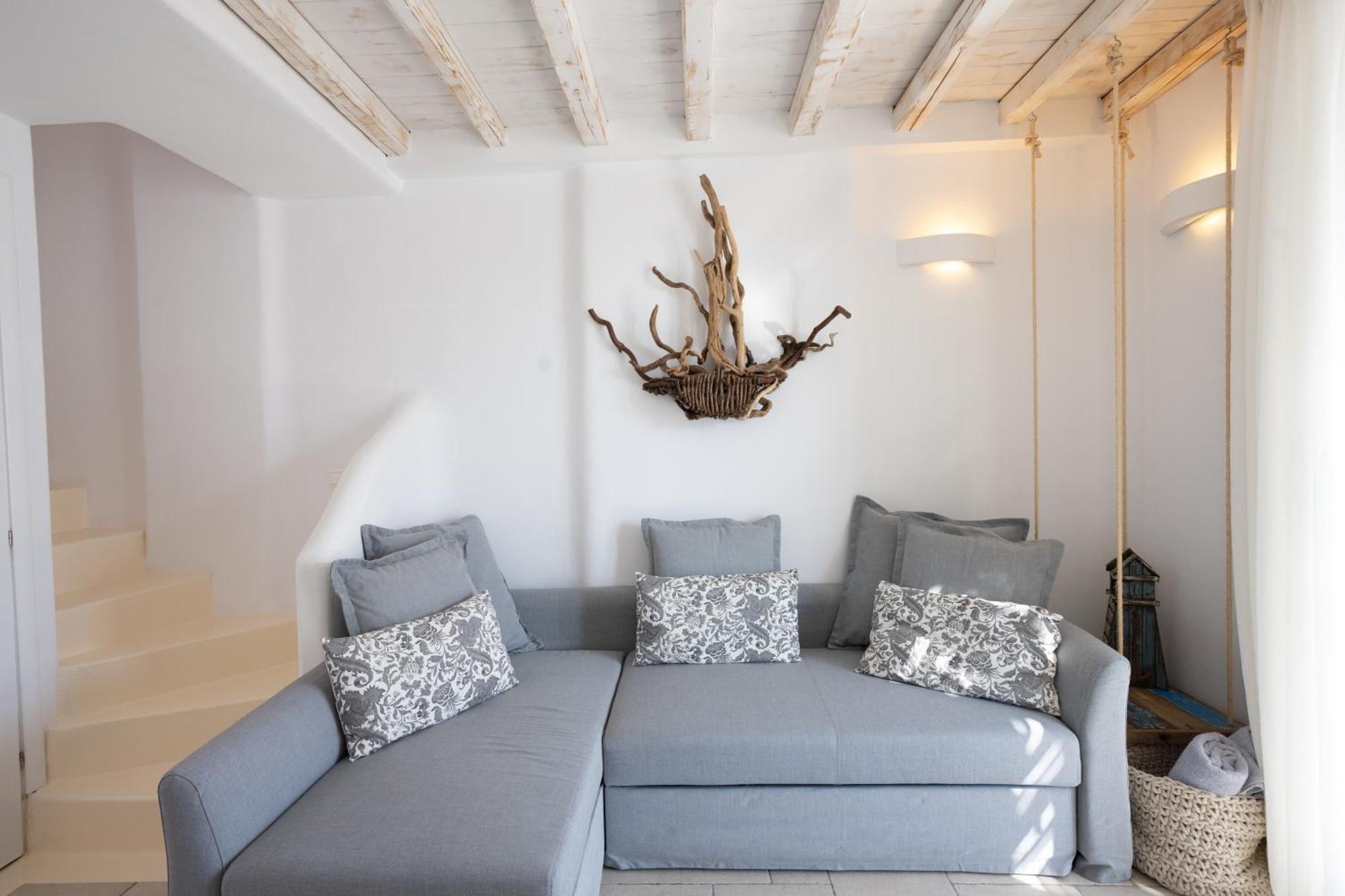 Blue, White And Grey Suites Ornos  Luaran gambar